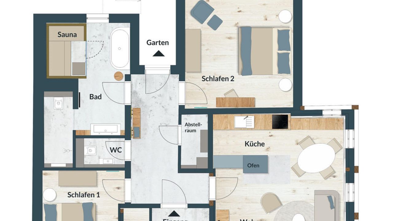 Grundriss Apartment Alwine Grundriss Apartment Alwine